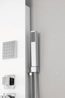 Colonna Doccia Idromassaggio in Alluminio Bianco Alaska-4