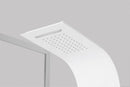 Colonna Doccia Idromassaggio in Alluminio Bianco Alaska-2