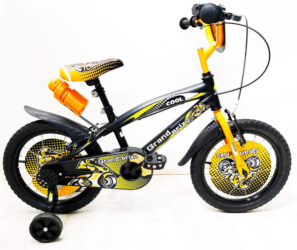 online Vélo enfant 14" 2 freins avec bouteille d'eau et bouclier avant noir