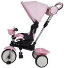 Passeggino Triciclo per Bambini Passeggino Comfort 4 in 1 Happy Kids Rosa-2