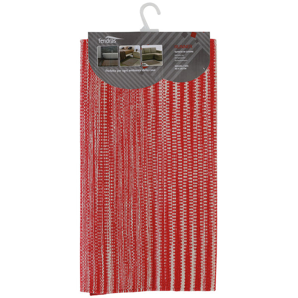 Tapis de bain en coton rouge Feridras Runner prezzo