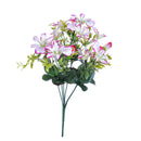 6 Bouquet Artificiali Mini di Orchidee Altezza 30 cm Verde-1