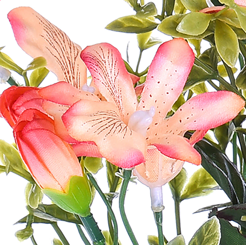 6 Bouquet Artificiali Mini di Orchidee Altezza 30 cm -3
