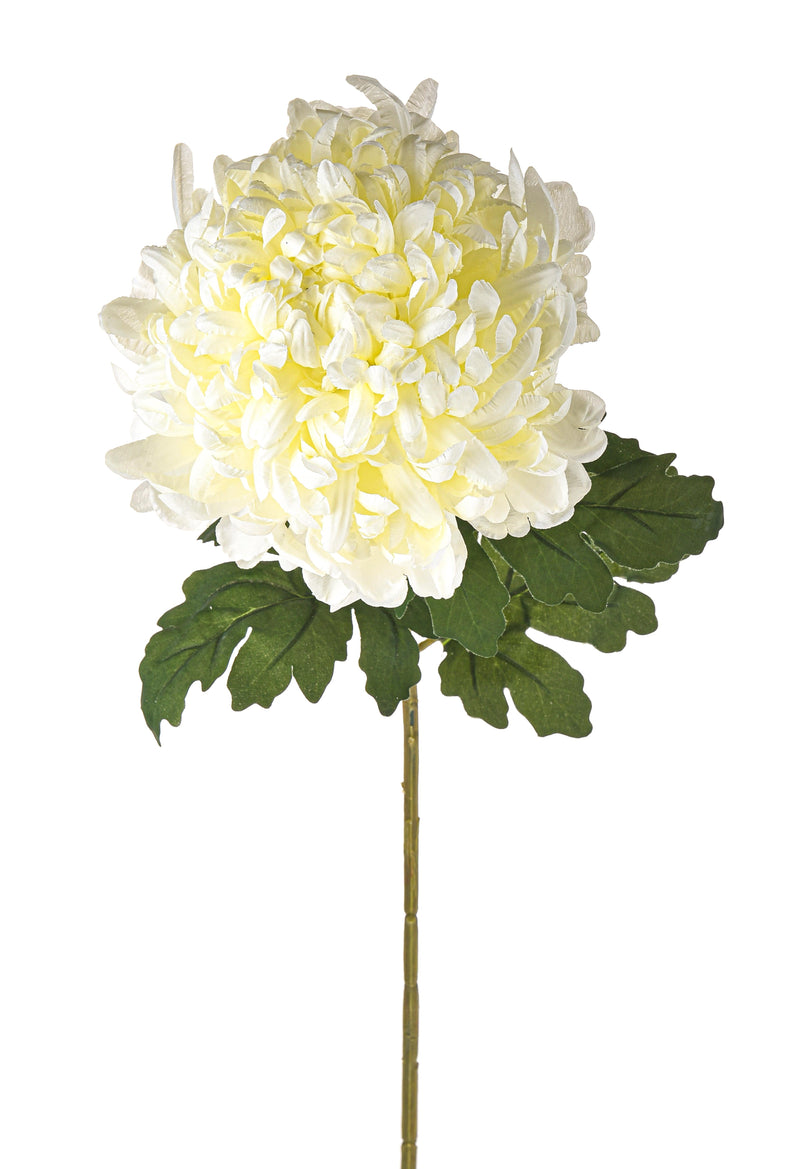 3 Crisantemo Turner Artificiali Large Altezza 79 cm Bianco-1
