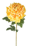 3 Crisantemo Turner Artificiali Large Altezza 79 cm Giallo-1