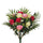 Set 2 Bouquet Artificiel de Roses en Bouton Hauteur 48 cm Rose
