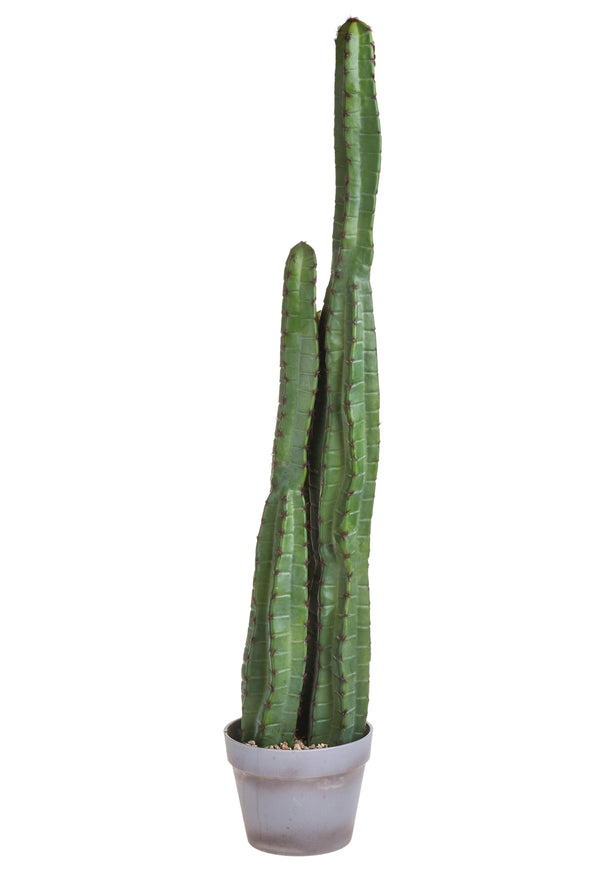sconto Colonne de Cactus Artificiel à 3 Branches Hauteur 99 cm Vert