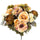 Bouquet Artificiel Composé de Roses et Hortensias Hauteur 34 cm Marron
