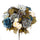 Bouquet Artificiel Composé de Roses et Hortensias Hauteur 34 cm Bleu