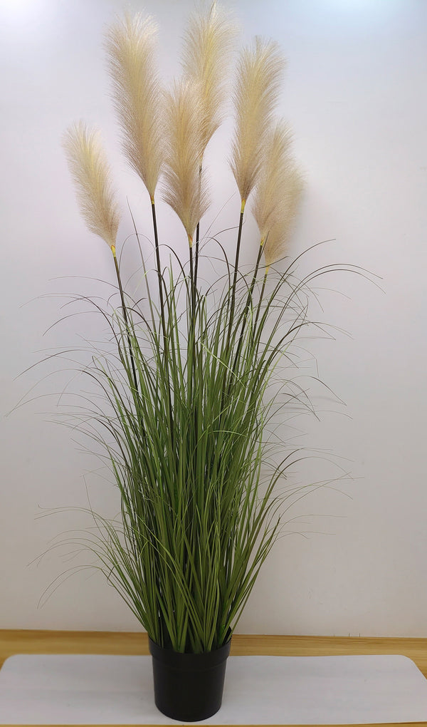 acquista Festuca Glauca Plante Artificielle avec Pot Vert H.175 cm