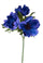 Set 8 Fleurs Artificielles d'Anémone Composé de 3 Fleurs Hauteur 46 cm Bleu