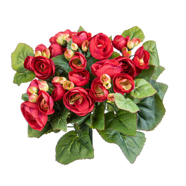 Set 3 Bouquet de Bégonia Artificiel Hauteur 28 cm prezzo