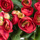 Bouquet Artificiale di Begonia Altezza 28 cm -2