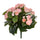 Set 4 Bouquet Artificiel de Bégonia Hauteur 28 cm marron
