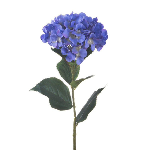 Lot de 4 Hortensias Artificiels Simples avec 6 Fleurs Artificielles Hauteur 90 cm Bleu acquista