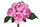 Lot de 3 bouquets de pivoines avec 6 fleurs artificielles hauteur 28 cm rose