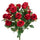 Bouquet Artificiel de Bouton de Rose/Hiperycum pour 13 Fleurs Rouges