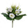 Set 4 Bouquets Artificiels de Lisiantus Hauteur 32 cm Blanc