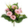 Set 4 Bouquets Artificiels de Lisiantus Hauteur 32 cm Rose