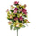 Set 2 Bouquet Artificiel Frontal de Roses et Cymbidium Hauteur 53 cm Marron/Cerise/Bordeaux
