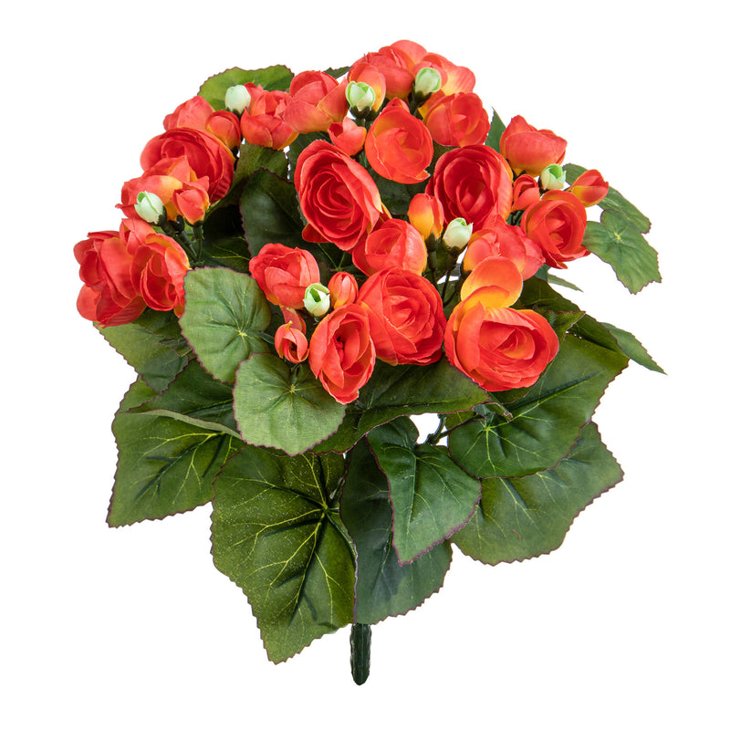 Bouquet Artificiale di Begonia Altezza 28 cm -1