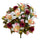 Set 2 Bouquet Artificiel d'Orchidées et de Roses Hauteur 38 cm Marron/Cerise/Bordeaux