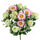 Set 2 Bouquet Artificiel Roses/Gerbera pour 16 Fleurs Vert