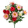 Set 2 Bouquet Artificiel Roses/Gerbera pour 16 fleurs rouges