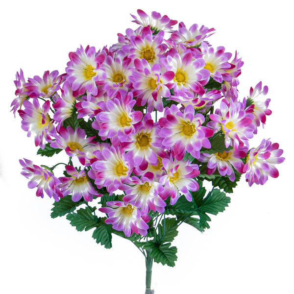 acquista Set 2 Bouquet de 18 Marguerites Artificielles Hauteur 61 cm
