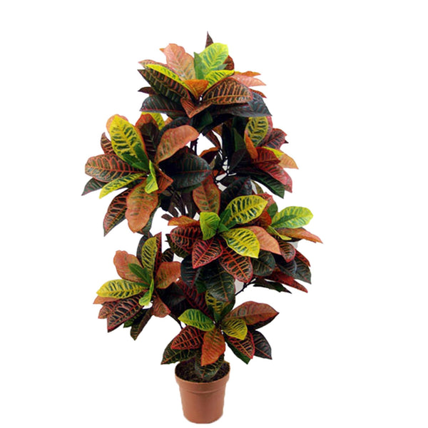Croton artificiel avec pot Hauteur 160 cm Vert online