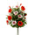 Set 2 Bouquet Artificiel Composé de 14 Fleurs d'Anémones Artificielles Hauteur 46 cm Rouge