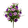 Set 2 Bouquet Artificiel Composé de 14 Fleurs d'Anémones Artificielles Hauteur 46 cm Violet
