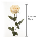 2 Rose Artificiali Calista Altezza 72 cm -2