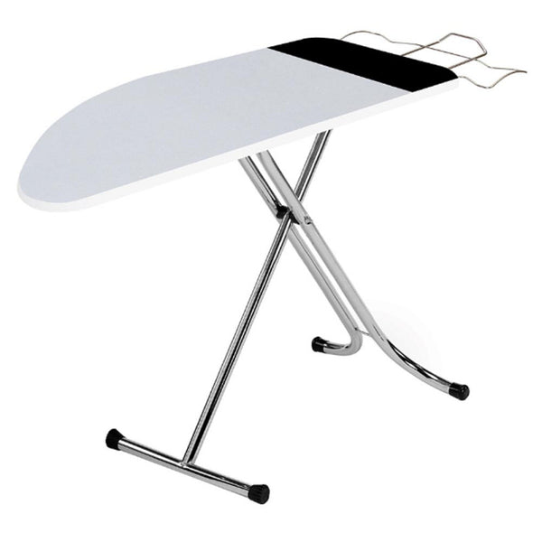 sconto Table à repasser avec repose-fer 125x48 cm Confort Blanc