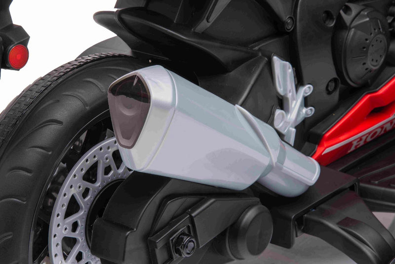 Moto Elettrica per Bambini 12V Honda CBR 1000RR Bianca-10