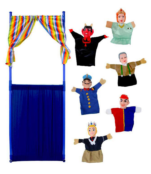 Théâtre de marionnettes avec 6 personnages Kids Joy sconto