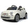 Voiture électrique pour enfants 12V Fiat 500 Blanc