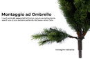 Albero di Natale Artificiale Innevato Vanzetti Pino del Gargano Slim Verde Varie Misure-3