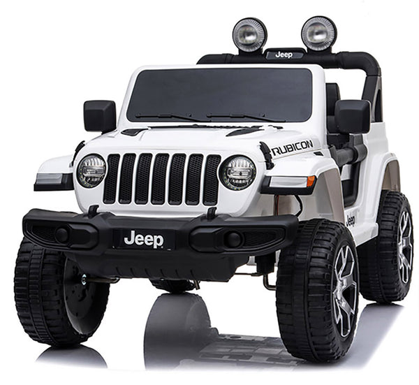 Voiture électrique pour enfants 12V Jeep Rubicon Blanc online