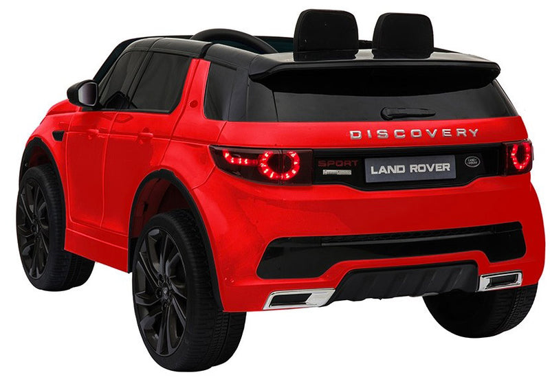 Macchina Elettrica Suv per Bambini 12V Land Rover Discovery Rossa-4
