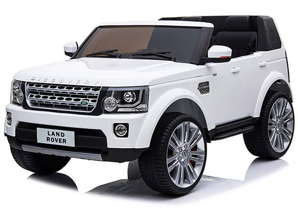 online Voiture SUV Électrique pour Enfants 2 Places 12V avec Permis Land Rover Discovery 4 Blanc