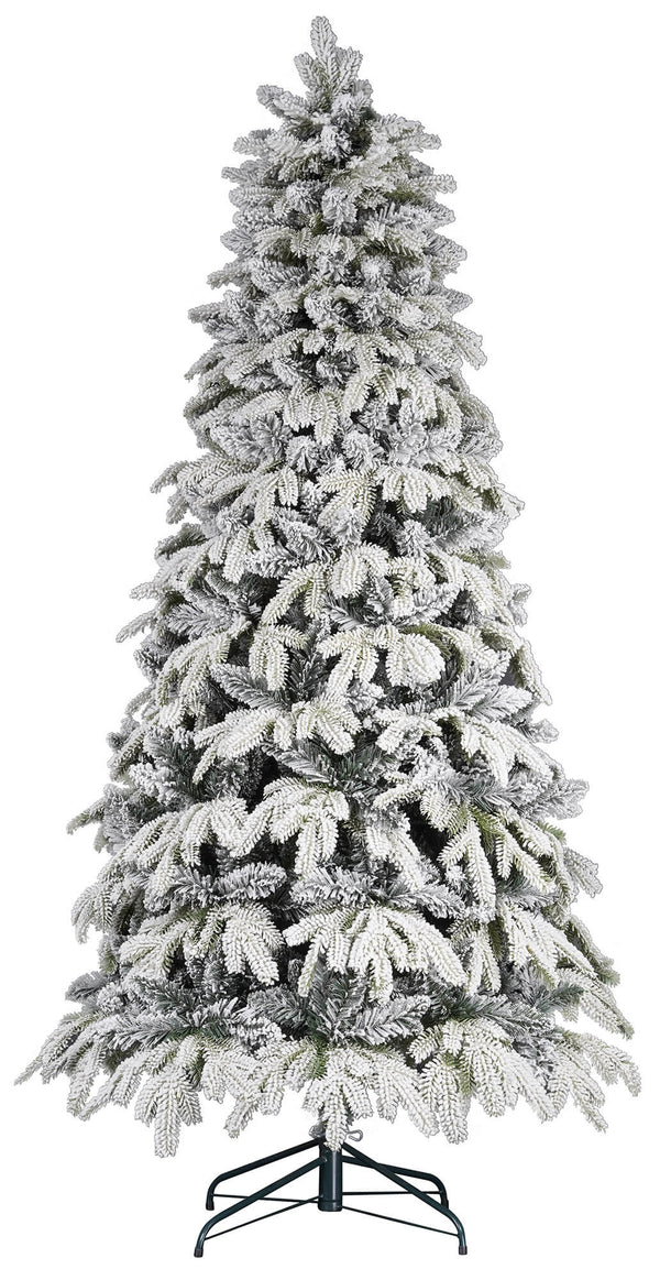 online Sapin de Noël artificiel recouvert de neige 210 cm 63 branches de cyprès vert
