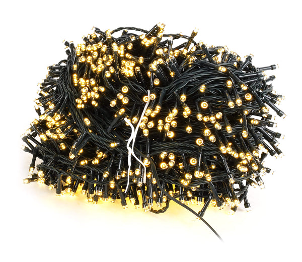 Vanzetti Christmas Lights 500 LED 25m Blanc Chaud pour Extérieur-Intérieur acquista