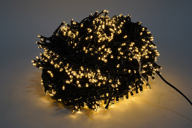 Luci di Natale 500 LED 25m Bianco Caldo da Esterno-Interno Vanzetti-2