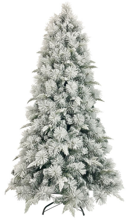 Sapin de Noël Artificiel Enneigé 210 cm 65 Branches Premium Vert Forêt prezzo
