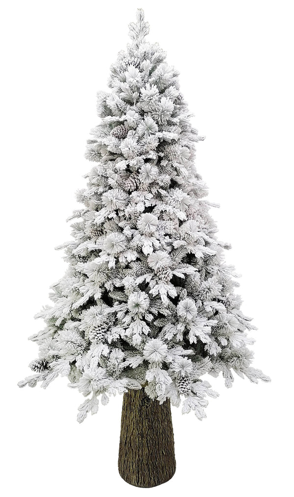 online Sapin de Noël artificiel avec neige 210 cm 39 branches de cèdre du Gargano vert