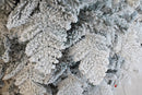 Albero di Natale Artificiale Innevato 210 cm 80 Rami  Rovere del Gargano Verde-2