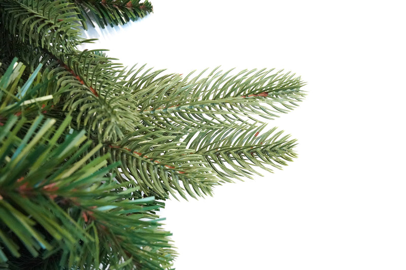 Albero di Natale Artificiale 210 cm 46 Rami con Tronco Pioppo del Gargano Verde-3