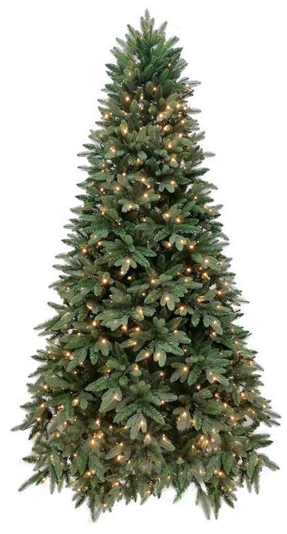 online Sapin de Noël Artificiel 180 cm 46 Branches avec 300 LED Platano del Gargano Vert