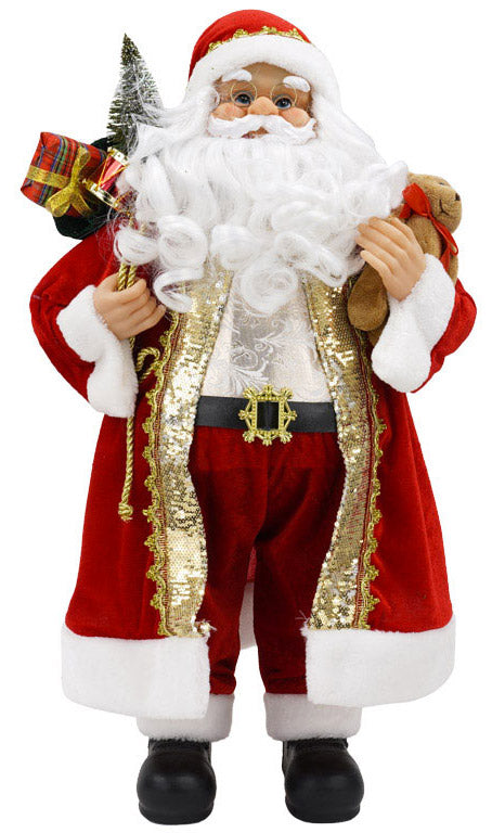 Marionnette Père Noël H60 cm avec Ours Rouge online